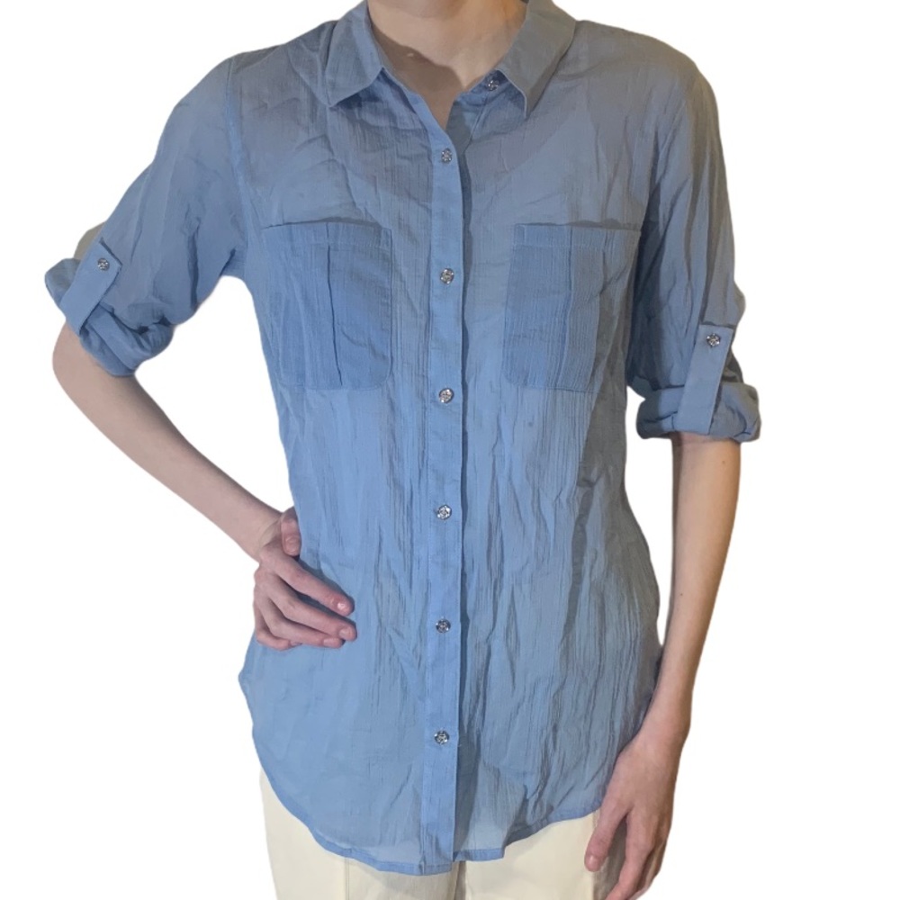 Calvin Klein Button Down Top, XS